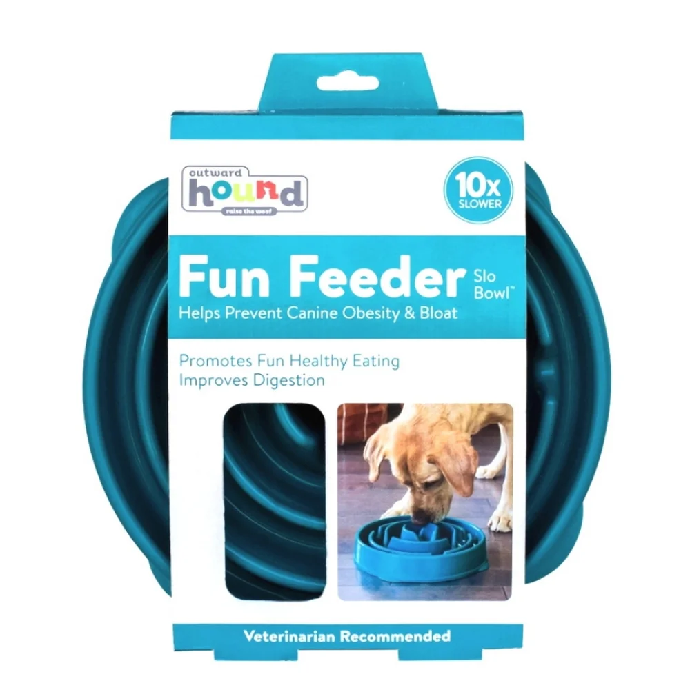 Outward Hound Fun Feeder Slo Bowl, Slow Feeder Dog Bowl